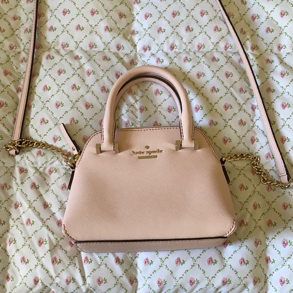 Kate Spade Pale Pink Mini Maise Crossbody Bag